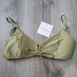 Hello Molly Swim Top Khaki